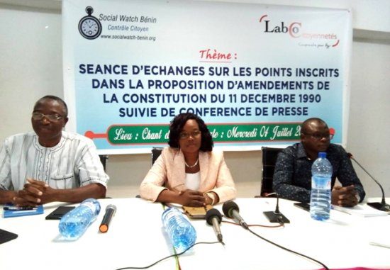 Réforme constitutionnelle au Bénin : La société civile adhère à la proposition de révision