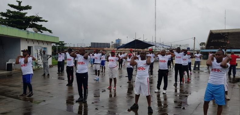 Le personnel de UBA Bénin prône ses valeurs au jogging à Bond