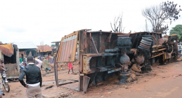 Grave incendie à Porto-Novo : L’essence frelatée fait un mort, deux blessés et d’énormes dégâts matériels