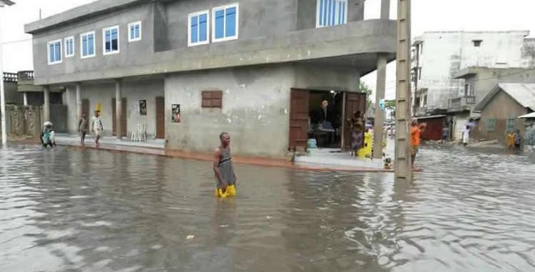 Saison pluvieuse Plusieurs quartiers inondés à Cotonou