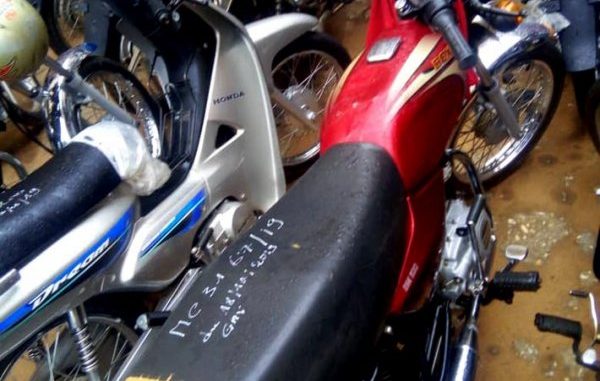 Contrôle de pièces: Plusieurs motos saisies à Cotonou