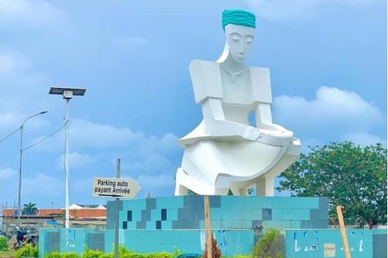 Travaux d’aménagement Une statue Bio Guerra bientôt au carrefour de l’aéroport de Cotonou