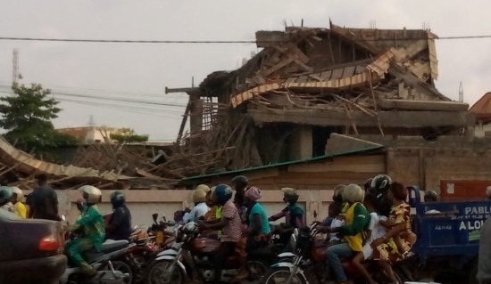 Abomey-Calavi Effondrement d’un immeuble en construction à Godomey