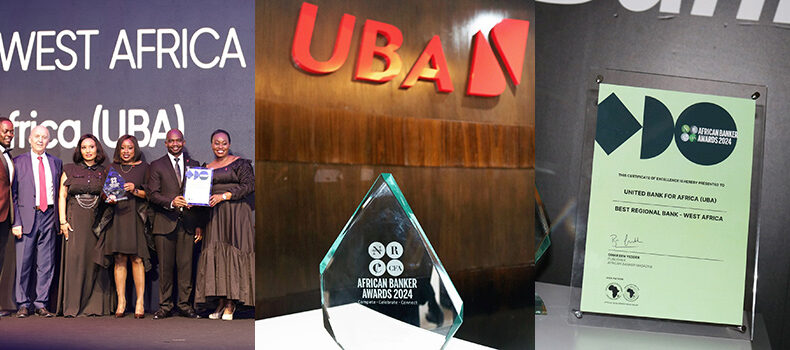 UBA reçoit le prix de meilleure banque régionale en Afrique de l’ouest 2024